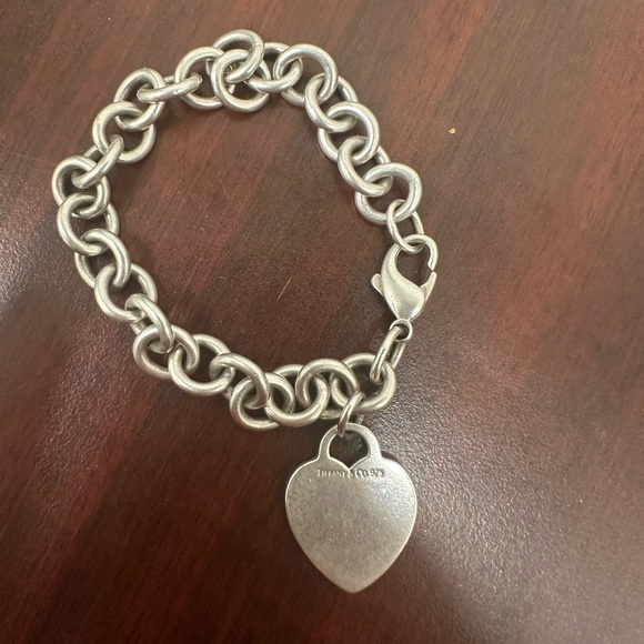 Tiffany & Co. Jewelry - Tiffany & Co Silver Heart Toggle Bracelet 7.5 inches